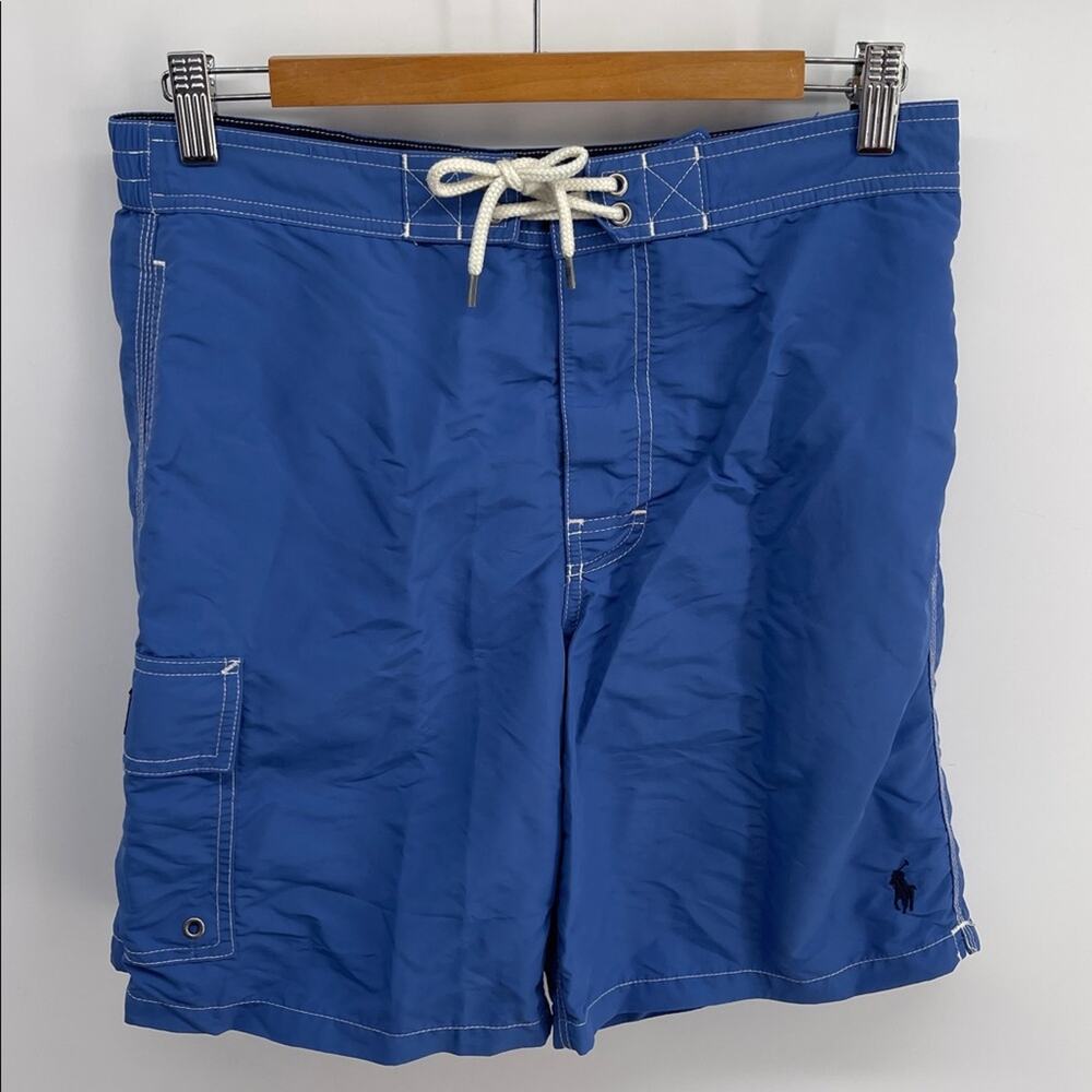 Polo Ralph Lauren lined cargo swim trunk board shorts Sz S
